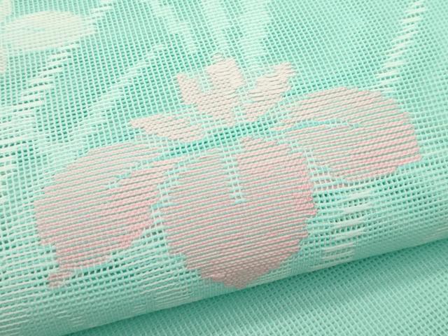 平和屋着物＊夏物　八寸名古屋帯　杜若　CABG7526rv