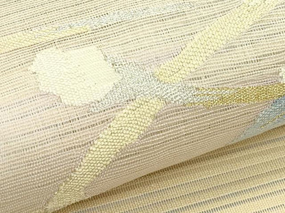 平和屋着物＊夏物　八寸名古屋帯　絽綴れ　枝花文　金銀糸　正絹　逸品　CABG7532rv