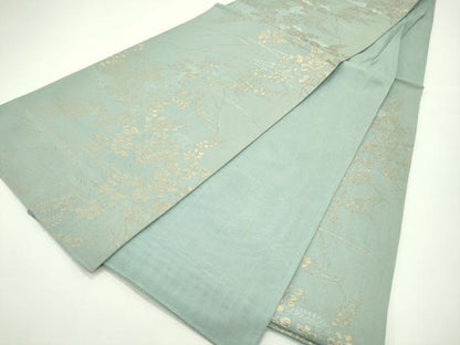 平和屋着物＊夏物 六通柄袋帯 萩 金糸 正絹 逸品 CABG7538rv