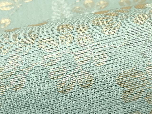 平和屋着物＊夏物 六通柄袋帯 萩 金糸 正絹 逸品 CABG7538rv