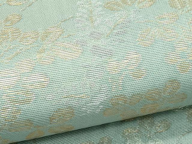 平和屋着物＊夏物 六通柄袋帯 萩 金糸 正絹 逸品 CABG7538rv