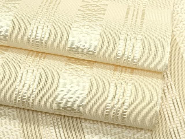 平和屋着物＊夏物　本場筑前博多織　八寸名古屋帯　紗献上　丁子色　正絹　逸品　未使用　CABG7551rv