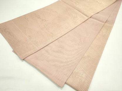 平和屋着物＊夏物 六通柄袋帯 立波文 金糸 正絹 逸品 CABG7556rv