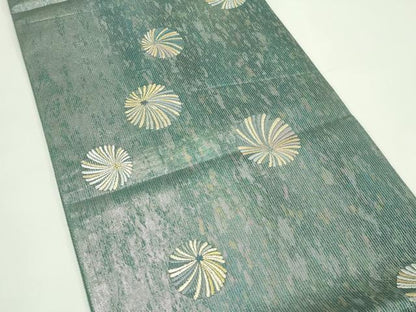 平和屋着物＊夏物 六通柄袋帯 舞花文 金銀糸 正絹 逸品 CABG7557rv
