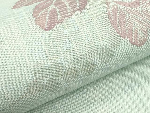 平和屋着物＊夏物　八寸名古屋帯　葡萄蔦の葉文　CABG7562rv