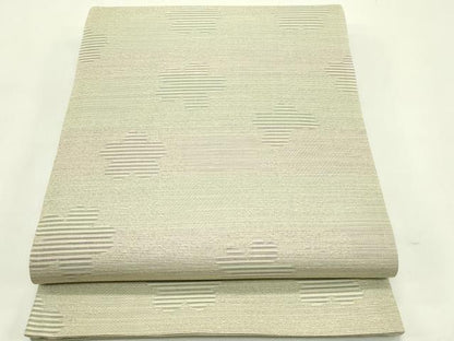 平和屋着物＊夏物 両面 六通柄袋帯 花唐草文 金糸 正絹 逸品 CABG7566rv