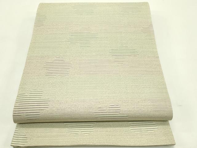 平和屋着物＊夏物 両面 六通柄袋帯 花唐草文 金糸 正絹 逸品 CABG7566rv