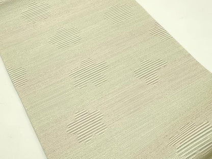 平和屋着物＊夏物 両面 六通柄袋帯 花唐草文 金糸 正絹 逸品 CABG7566rv