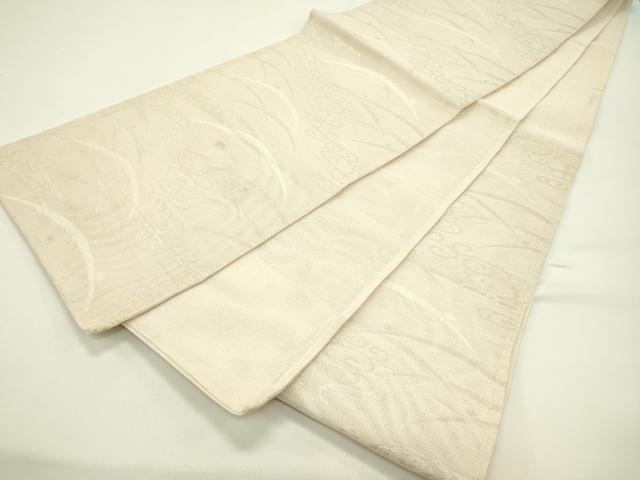 平和屋着物＊夏物 六通柄袋帯 光琳水 露芝文 銀糸 正絹 逸品 CABG7569rv