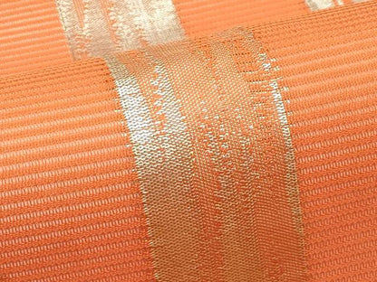 平和屋着物＊夏物　九寸名古屋帯　竹並び　金銀糸　正絹　逸品　未使用　CABG7572rv