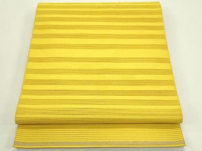 平和屋着物＊夏物　八寸名古屋帯　絽綴れ　横段文　正絹　逸品　CABG7588rv