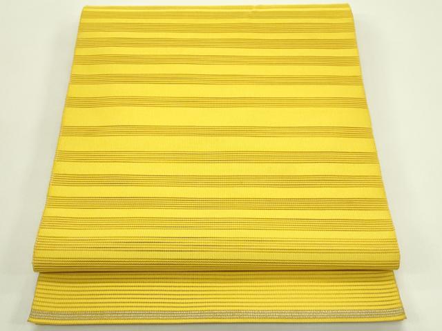平和屋着物＊夏物　八寸名古屋帯　絽綴れ　横段文　正絹　逸品　CABG7588rv