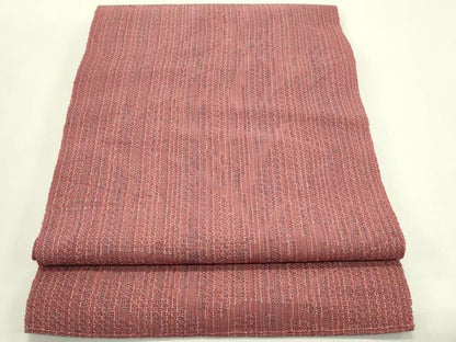 平和屋着物＊夏物 八寸名古屋帯 草木文 正絹 逸品 CABG7592rv