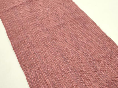平和屋着物＊夏物 八寸名古屋帯 草木文 正絹 逸品 CABG7592rv