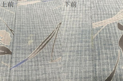 平和屋着物∴夏物　浴衣　綿紅梅　カトレア　綿　逸品　CABG7617vp