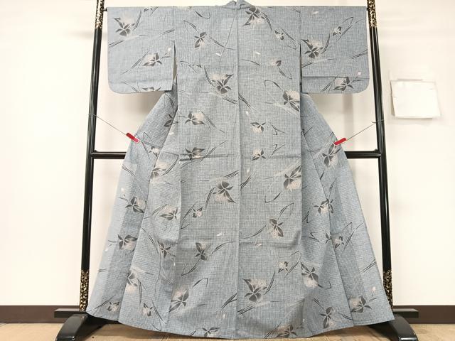 平和屋着物∴夏物　浴衣　綿紅梅　カトレア　綿　逸品　CABG7617vp