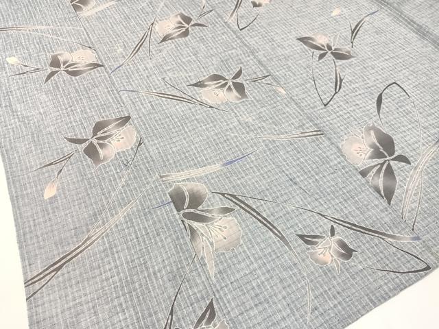 平和屋着物∴夏物　浴衣　綿紅梅　カトレア　綿　逸品　CABG7617vp
