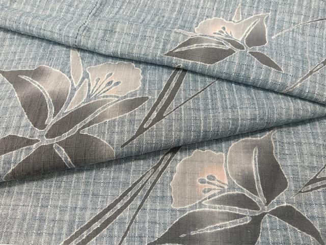 平和屋着物∴夏物　浴衣　綿紅梅　カトレア　綿　逸品　CABG7617vp