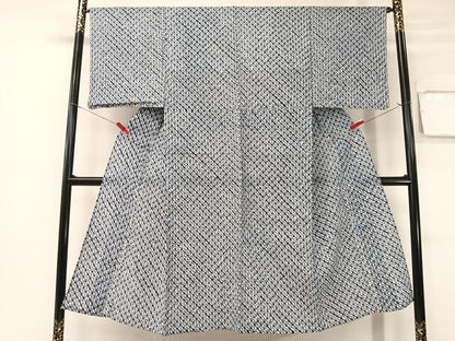 平和屋着物∴夏物　男性　浴衣　有松鳴海絞り　綿　逸品　未使用　CABG7620vp