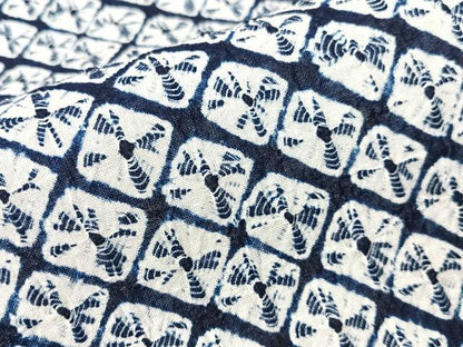 平和屋着物∴夏物　男性　浴衣　有松鳴海絞り　綿　逸品　未使用　CABG7620vp