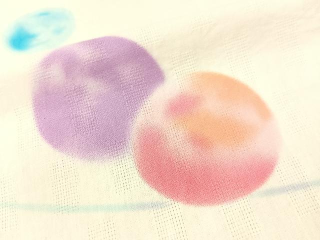 平和屋着物∴夏物　浴衣　金魚　綿　逸品　CABG7630vp