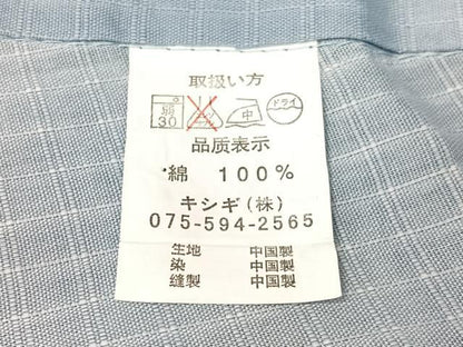 平和屋着物∴夏物　浴衣　綿紅梅　舞桜　綿　逸品　CABG7631vp