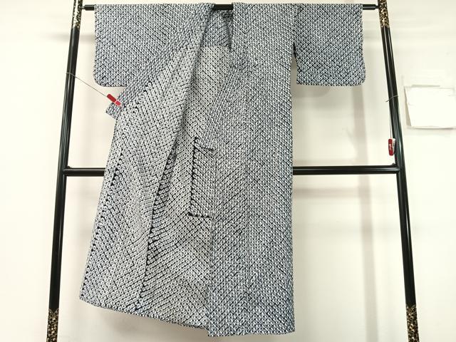 平和屋着物∴夏物　浴衣　有松鳴海絞り　綿　逸品　CABG7639vp