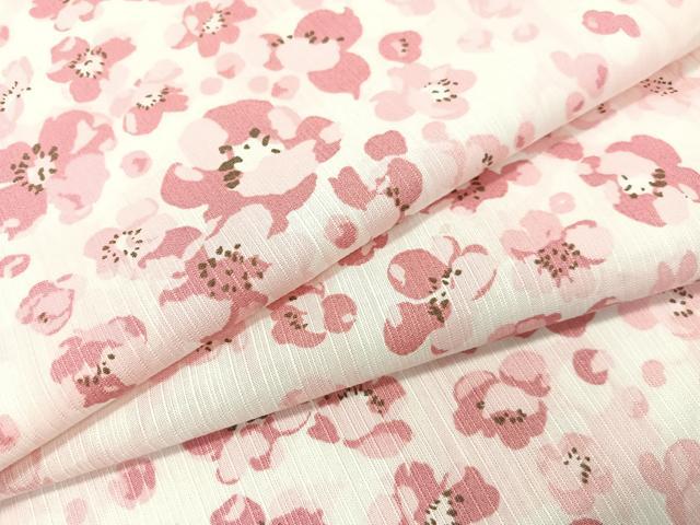 平和屋着物∴夏物　浴衣　舞花文　綿　逸品　CABG7643vp