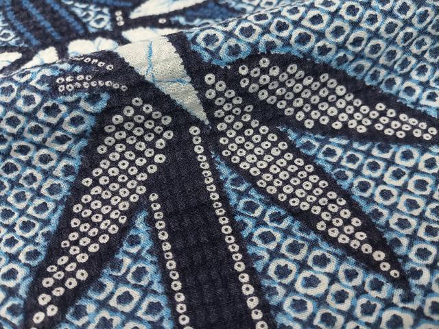平和屋着物∴夏物　浴衣　笹竹文　綿　逸品　CABG7653vp