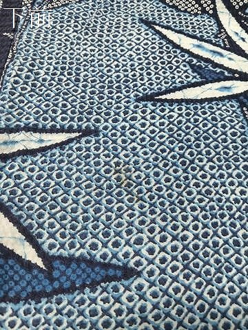 平和屋着物∴夏物　浴衣　笹竹文　綿　逸品　CABG7653vp