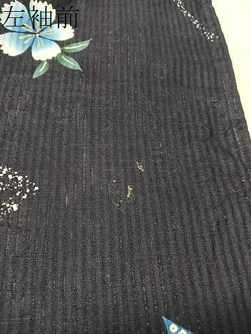 平和屋着物∴夏物　浴衣　撫子　金彩　綿　逸品　CABG7657vp