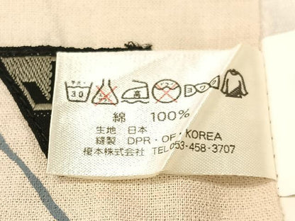 平和屋着物∴夏物　浴衣　露芝紋紗　トンボ　金彩　綿　逸品　CABG7664vp