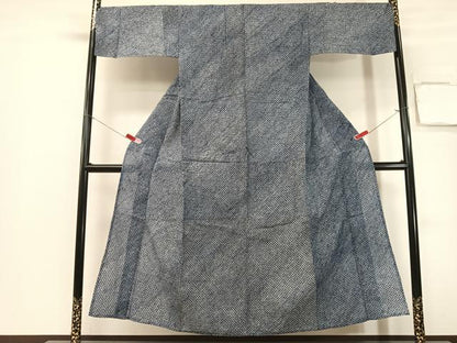 平和屋着物∴夏物　男性　浴衣　有松鳴海絞り　三浦絞り　綿　逸品　CABG7665vp