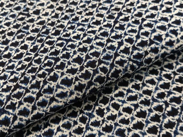 平和屋着物∴夏物　男性　浴衣　有松鳴海絞り　三浦絞り　綿　逸品　CABG7665vp