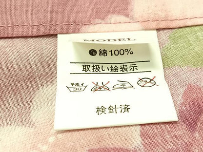 平和屋着物∴夏物　浴衣　ハート　舞花文　綿　逸品　未使用　CABG7668vp