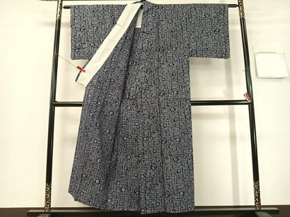 平和屋着物∴夏物　浴衣　繁久　綿　逸品　未使用　CABG7684vp