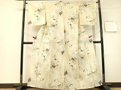平和屋着物∴夏物　浴衣　乱菊　綿　逸品　CABG7688vp