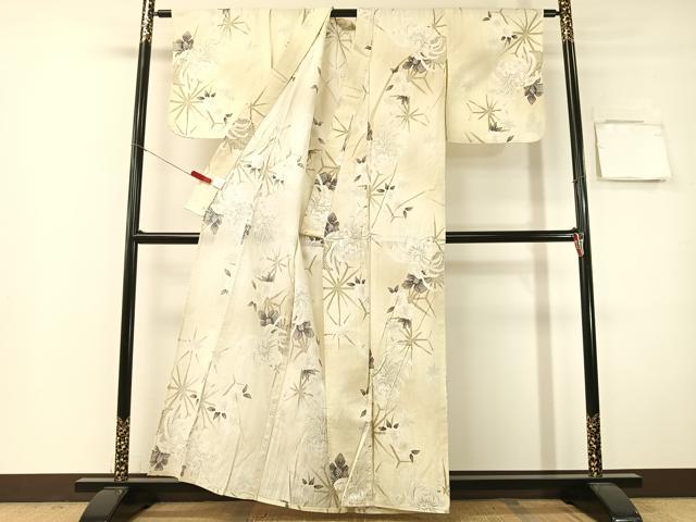 平和屋着物∴夏物　浴衣　乱菊　綿　逸品　CABG7688vp