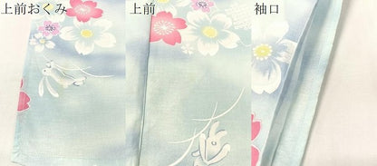平和屋着物∴夏物　浴衣　跳び兎　綿　逸品　CABG7707vp