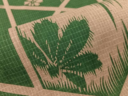 平和屋着物∴夏物　浴衣　綿紅梅　籬花文　綿　逸品　CABG7735vp