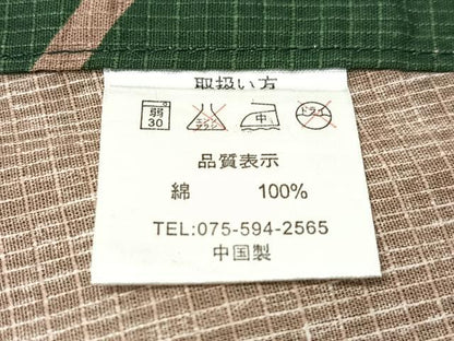 平和屋着物∴夏物　浴衣　綿紅梅　籬花文　綿　逸品　CABG7735vp