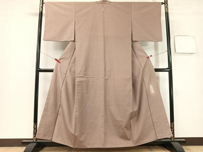 平和屋着物●都喜ヱ門　本場大島紬　利休趣　氷割れ文　藤絹織物謹製　正絹　逸品　CABG7745vp