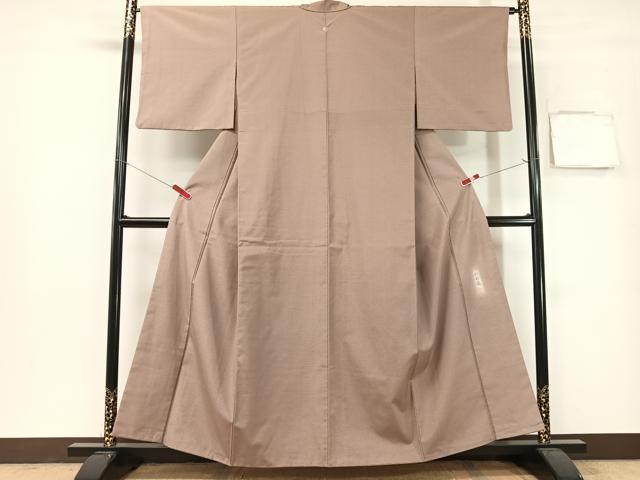 平和屋着物●都喜ヱ門　本場大島紬　利休趣　氷割れ文　藤絹織物謹製　正絹　逸品　CABG7745vp