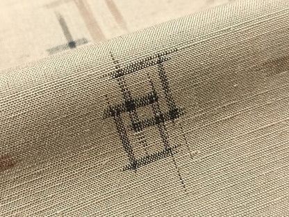 平和屋着物●上質な紬　絣文様　正絹　逸品　未使用　CABG7756vp