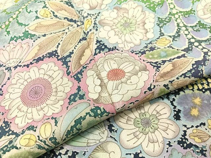 平和屋着物●豪華振袖　絞り　辻が花　暈し染め　銀通し地　正絹　逸品　CABG7758vp