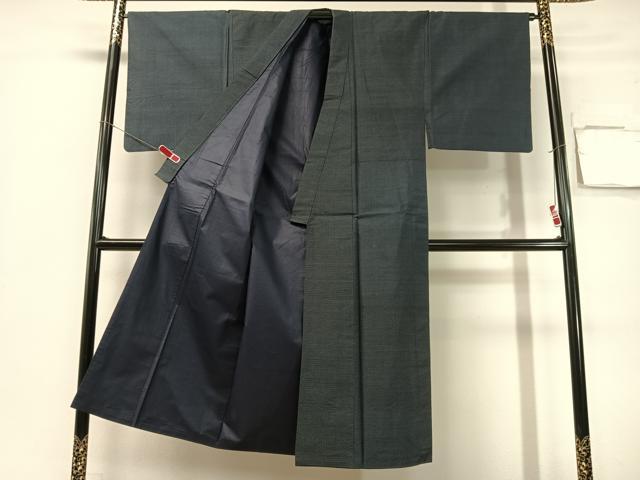 平和屋着物●男性　本場大島紬　アンサンブル　80亀甲　総詰め　正絹　逸品　CABG7761vp