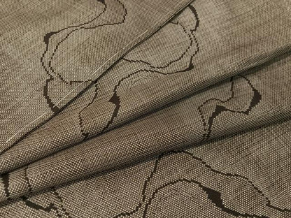 平和屋着物●本場大島紬　9マルキ　道長文様　正絹　逸品　未使用　CABG7766vp