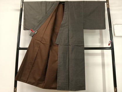 平和屋着物●男性　本場大島紬　150亀甲　総詰め　正絹　逸品　未使用　CABG7770vp