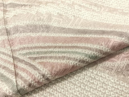 平和屋着物●訪問着　総絞り　立波文　正絹　逸品　未使用　CABG7771vp