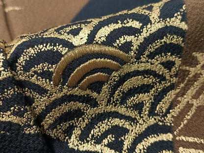 平和屋着物●ファッションデザイナー　花井幸子　色留袖　刺繍　切嵌吉祥花文　金彩　正絹　逸品　未使用　CABG7772vp